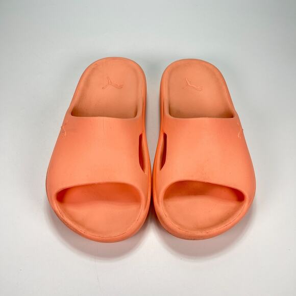PUMA Shibui Cat Slides Peach Pink Slip On Lightweight Sandals Youth Size 4 - Picture 3 of 8